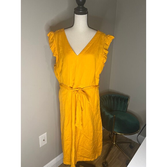 NWOT
Anne Taylor LOFT bright orange Dress size 14 - Picture 2 of 6